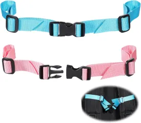 2 Pack Universal Backpack Chest Strap, Adjustable Replacement Backpack Sternum Strap Chest Harness Secures Chest Belt with Quick Release Buckle Outdoor Backpack Accessories
