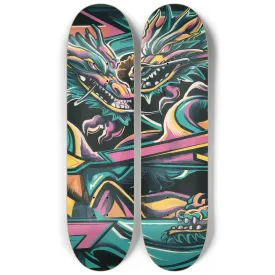 2 Skateboard Series Art - Dragons Watch