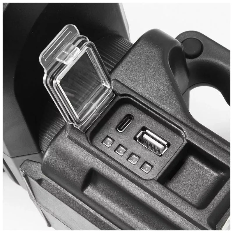 36W Rechargeable Handheld Dual XHP50 LED Searchlight Q-LED5123