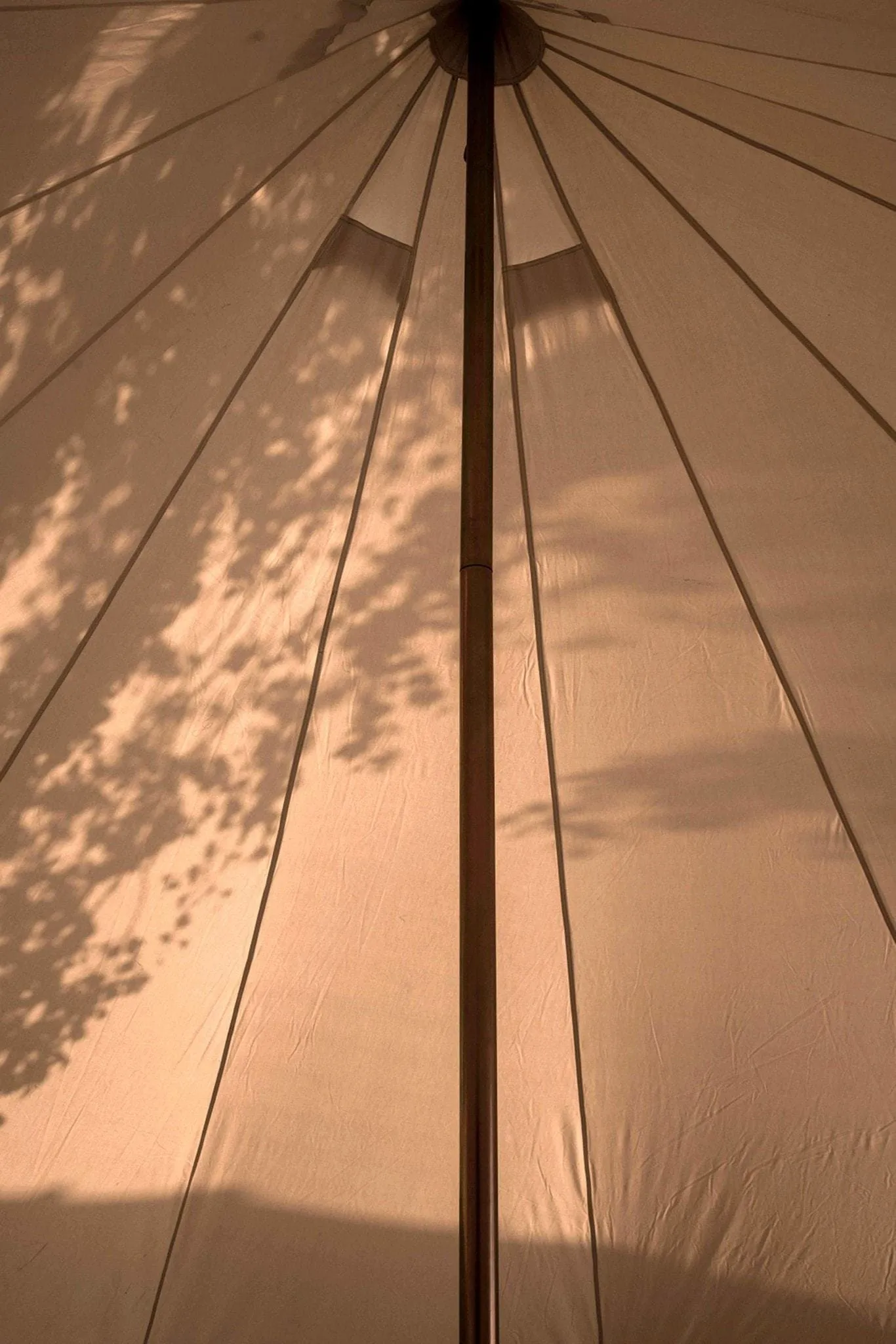 6m Bell Tent 285gsm 100% Natural Canvas | Twin Door