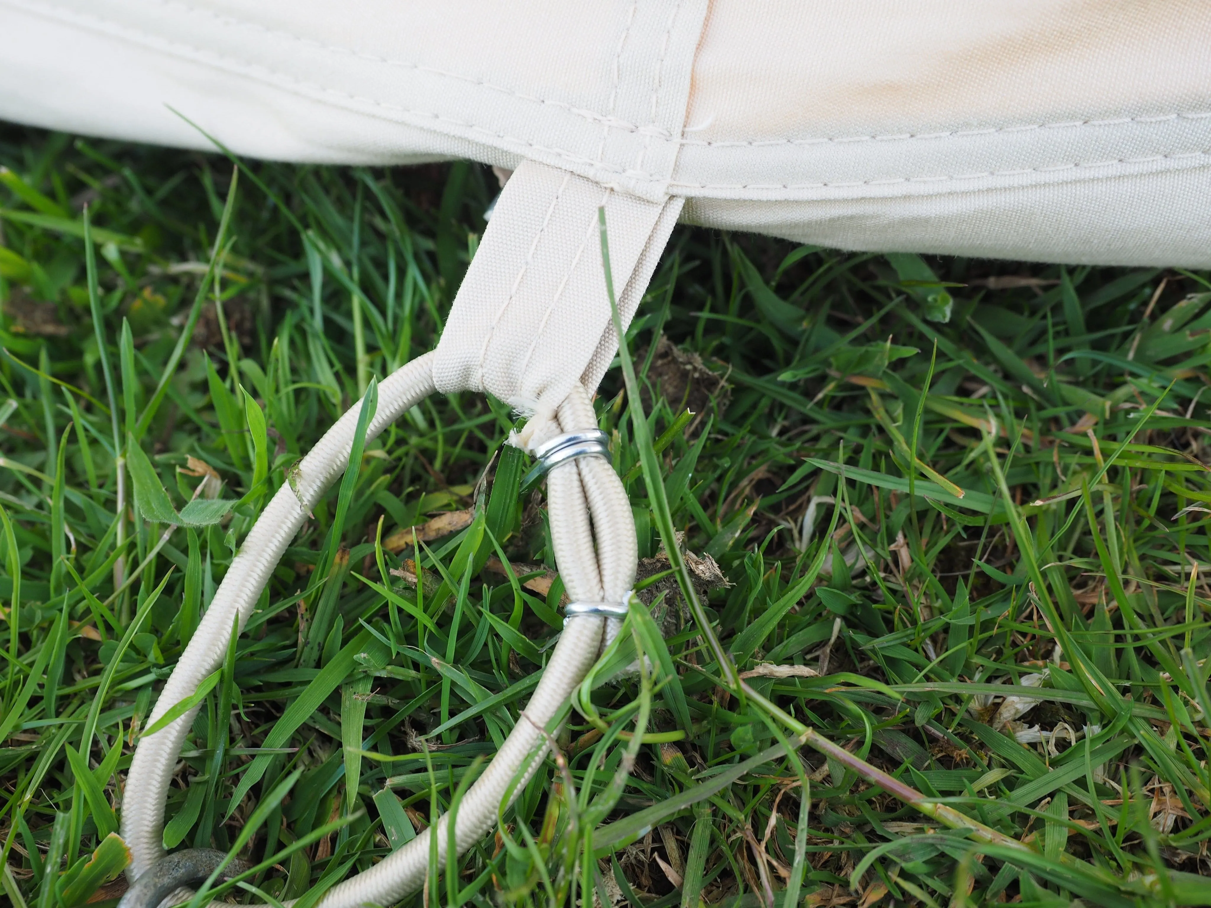 6m Bell Tent 285gsm 100% Natural Canvas | Twin Door