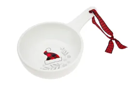 9.25" Bowl W/handle & Ribbon