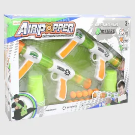 Air Popper Shooting Gun â€“ 20 Foam Balls