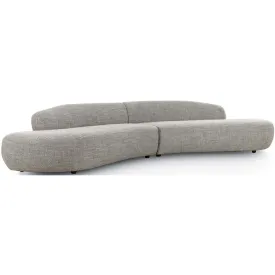 Belen Double Chaise, Thames Coal