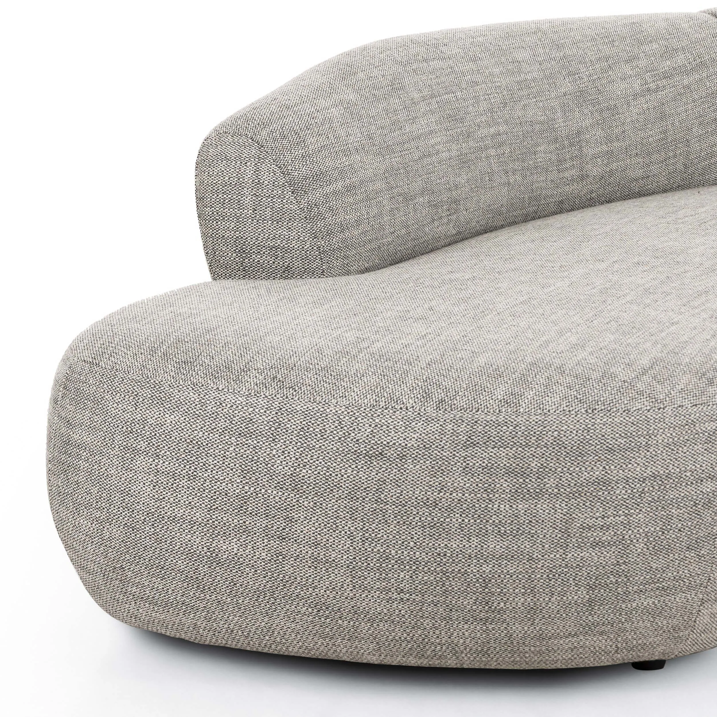 Belen Double Chaise, Thames Coal