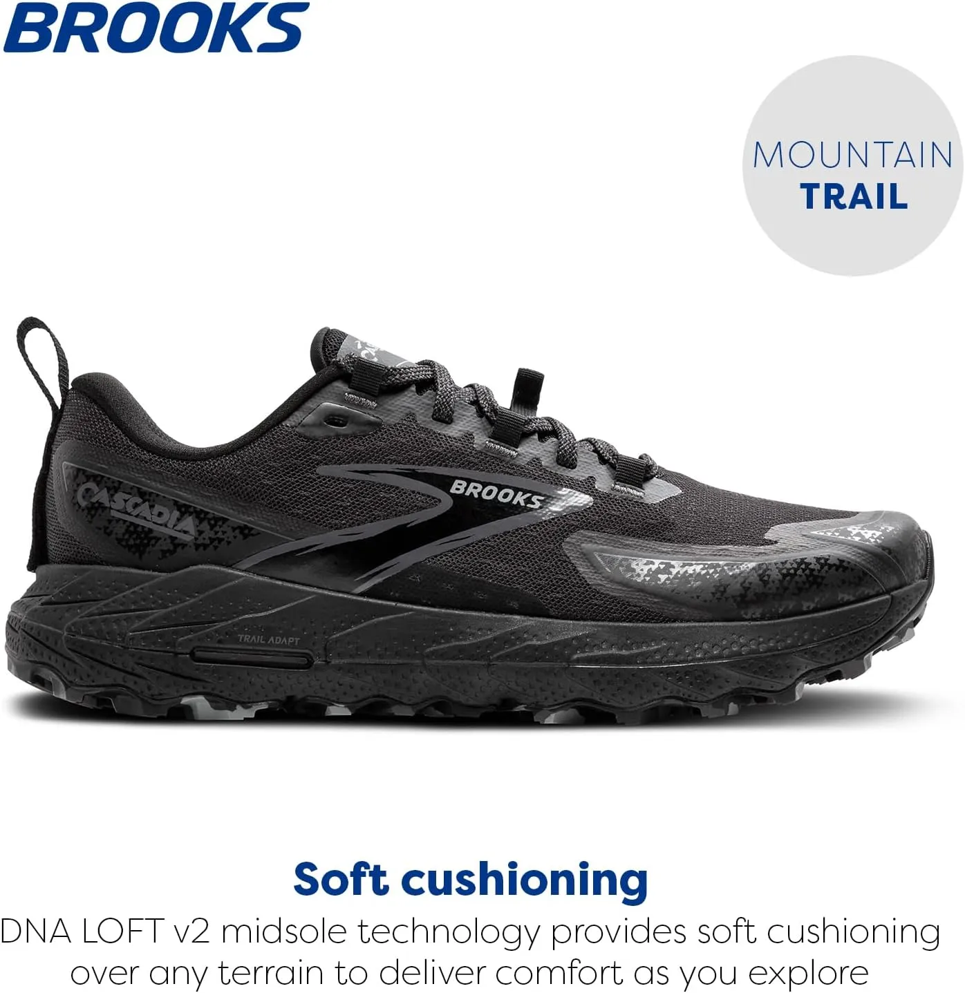 Brooks Womens Cascadia 18 Mountain Trail Running Shoe