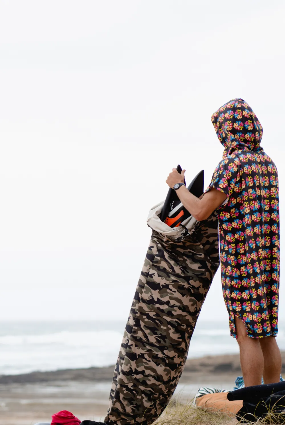 Camo Longboard Surfboard Cover