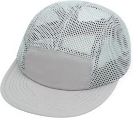 Clakllie 5 Panels Baseball Cap Quick Dry Trucker Hat Cooling Running Hat Flat Bill Cap for Outdoor Breathable Sports Cap
