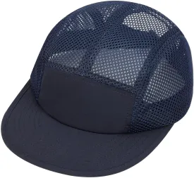Clakllie 5 Panels Baseball Cap Quick Dry Trucker Hat Cooling Running Hat Flat Bill Cap for Outdoor Breathable Sports Cap