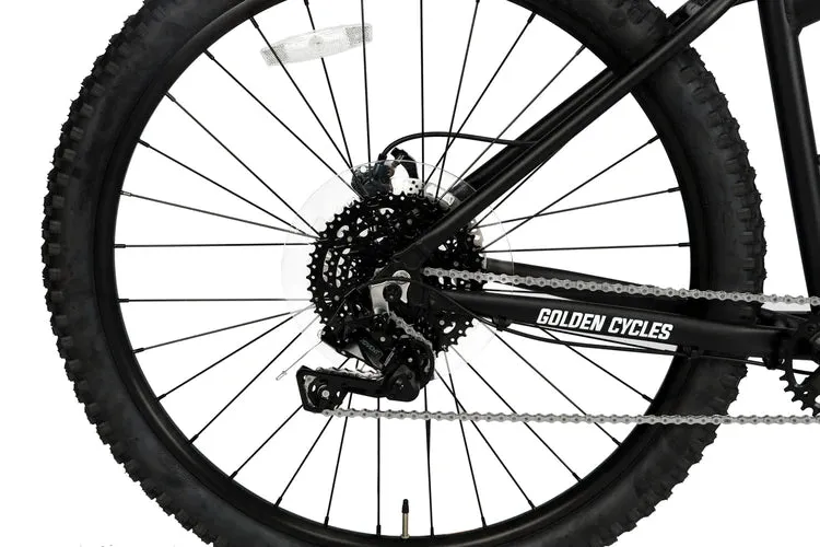 Golden Cycles Grizzly MTB 29"in Black Aluminum Mountain Bike - Live4Bikes