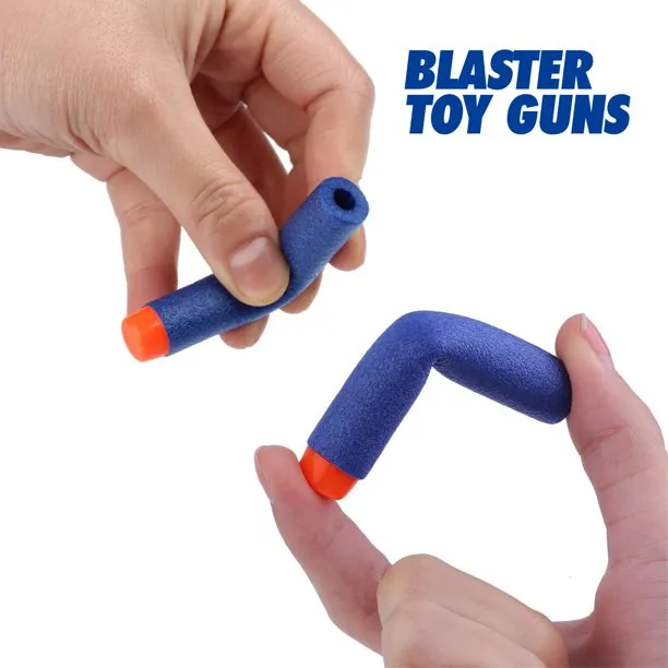 Lilac 2 Pack Colorful Blaster Toy Guns With 60 Soft Foam Suction Dart 40’ Short Range Bullet For 6  Old Boys & Girls Play