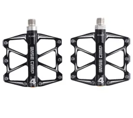 Mountain Bike Flat Pedals with 4 Ball Bearings Ultralight