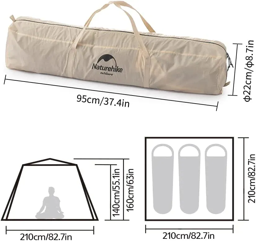 Naturehike Ango One-touch Automatic Tent 3 Person
