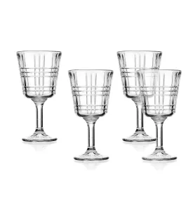Plaid Boundary Goblet S/4