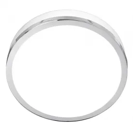 Searchlight 7039-28CC Discs Bathroom 2 Light Flush Ceiling Opal White Glass Shade