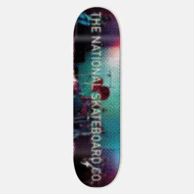 The National Skateboard Co. - 8.5" Pompeii Halftone Skateboard Deck (Square Shape)