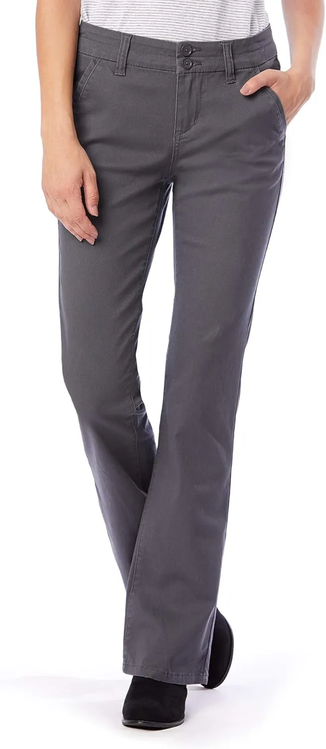 UNIONBAY Women's Stretch Uniform Bootcut Work Pant