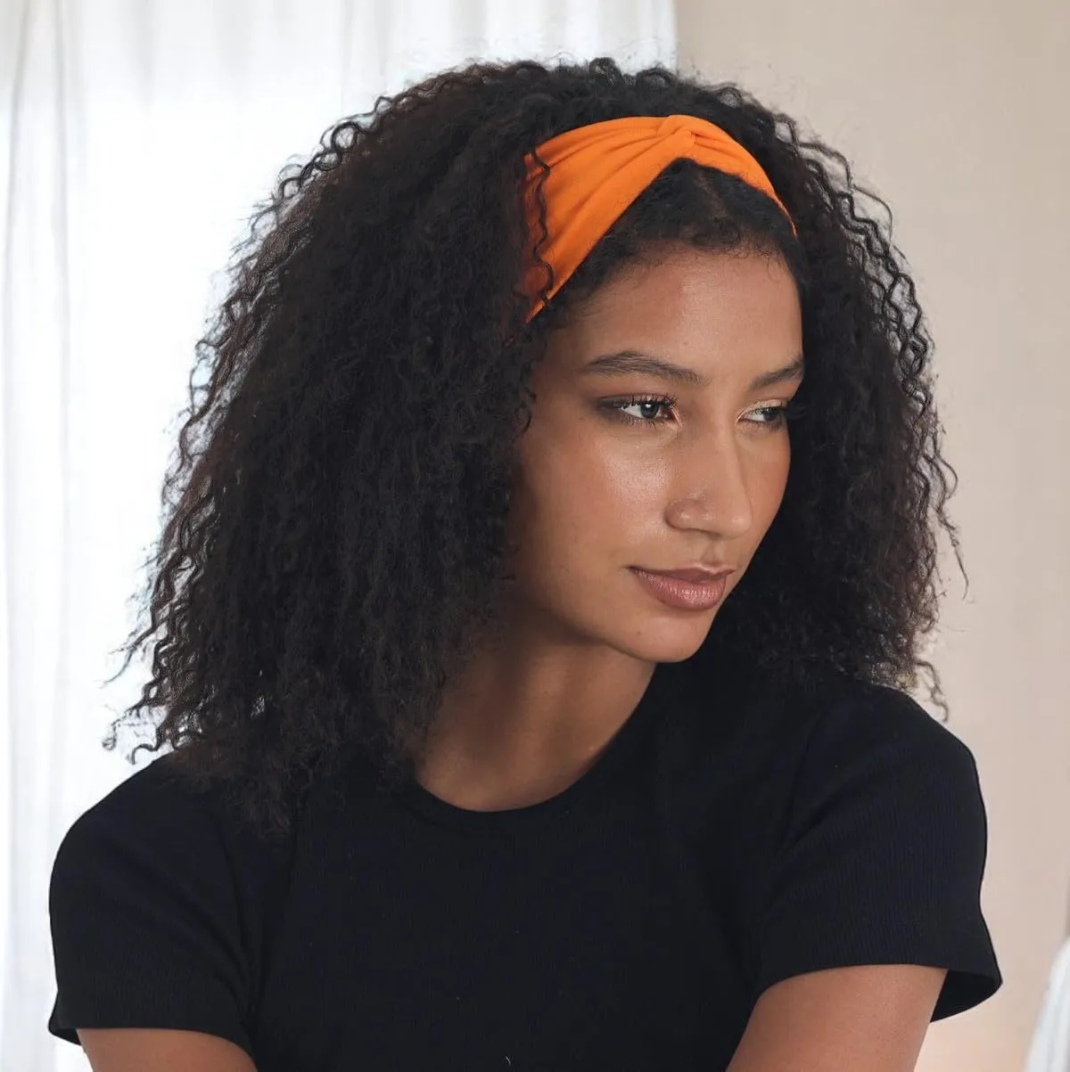 Women's Stretchy Twist Headbands, Solid Color, Non-Slip for Yoga, Workout, Running