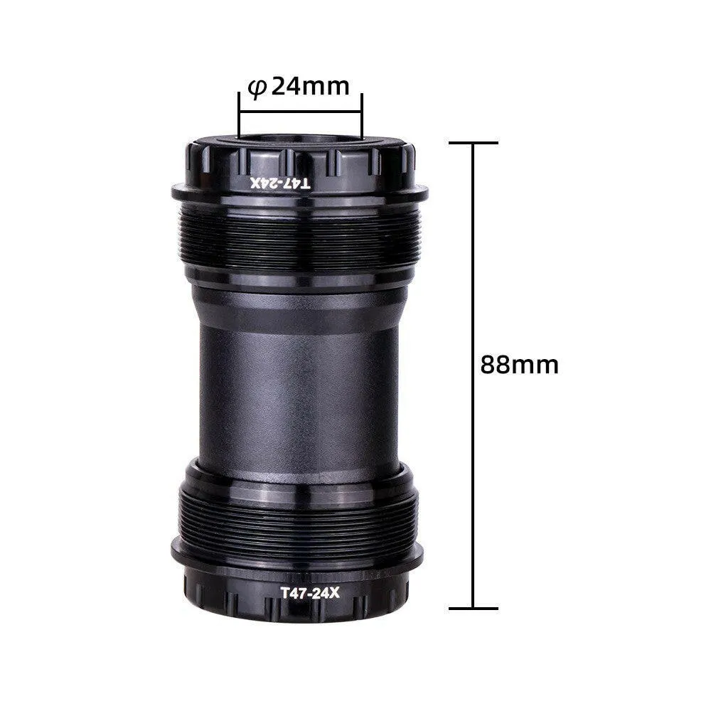 ZTTO T47 Threaded Bearing Bottom Bracket 68/73mm with 24mm Inner Diameter for Mountain Bike Road Bike